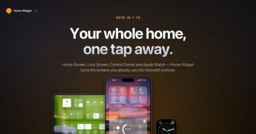 Home Widget 1.10 cho phép xem nhanh tất cả camera HomeKit cùng lúc