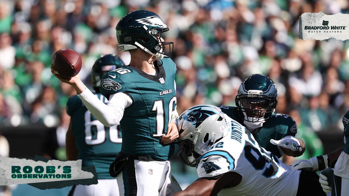 Quan sát của Roob: Eagles kéo dài chuỗi thua lên 4 trận sau thất bại trước Panthers