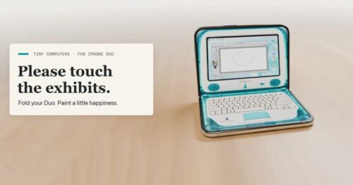 Ứng Dụng Dễ Thương Biến iPhone Duo Thành Máy Tính Mac Cổ Điển