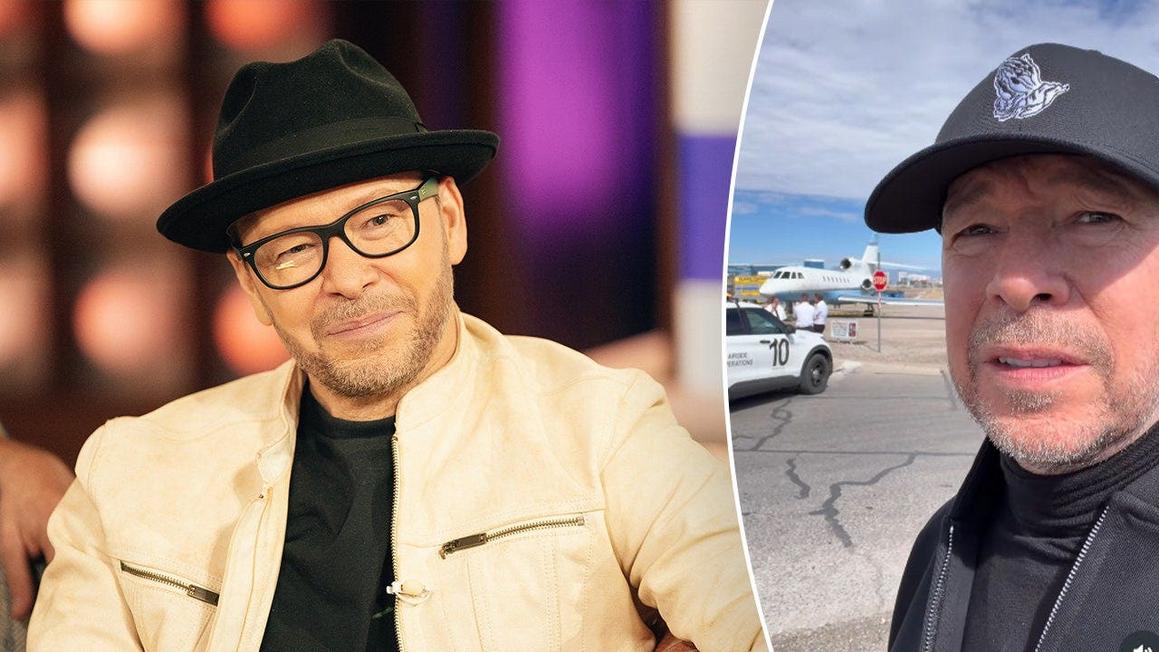 Donnie Wahlberg ca ngợi Chúa và phi công sau khi máy bay trượt khỏi đường băng ở Las Vegas