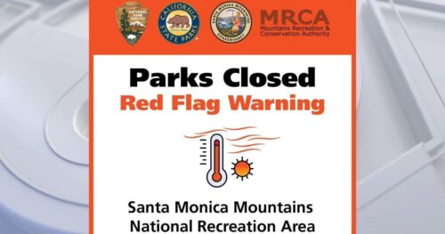Khu vực Công viên và Đường mòn Núi Santa Monica Đóng cửa Do Nguy cơ Cháy rừng Cực đoan