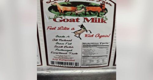 Sữa dê Lucky Hook Farm bị thu hồi tại Washington do nghi ngờ thiếu quy trình tiệt trùng
