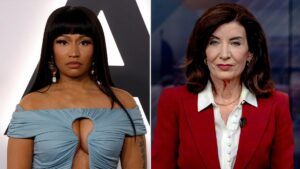 Nicki Minaj chỉ trích Thống đốc New York Kathy Hochul, bà Hochul đáp trả bằng cách ám chỉ có Tổng thống Donald Trump