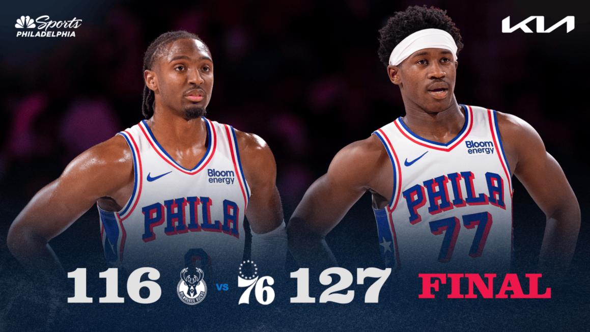 Cập nhật trực tiếp: Sixers thắng Bucks để lên 3-0