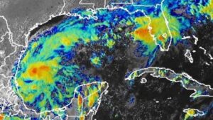 Áp thấp nhiệt đới hình thành ở Vịnh Mexico, dự kiến mạnh lên thành bão